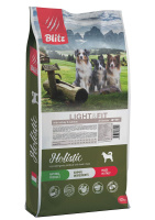 Blitz Holistic Light&Fit Turkey&Salmon Сухой беззерновой корм для взрослых собак всех пород, Индейка и лосось
